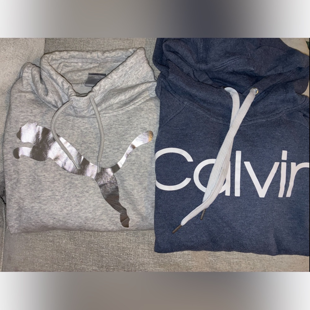 Calvin Klein and Puma Hoodies